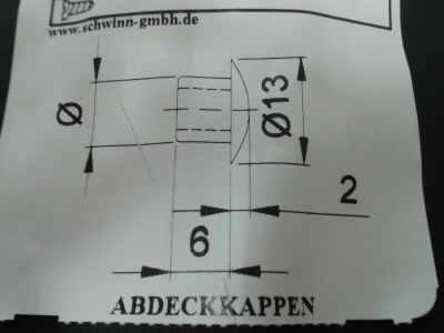 Abdeckkappen