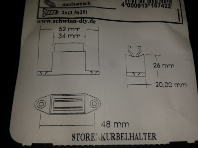 Kurbelhalter